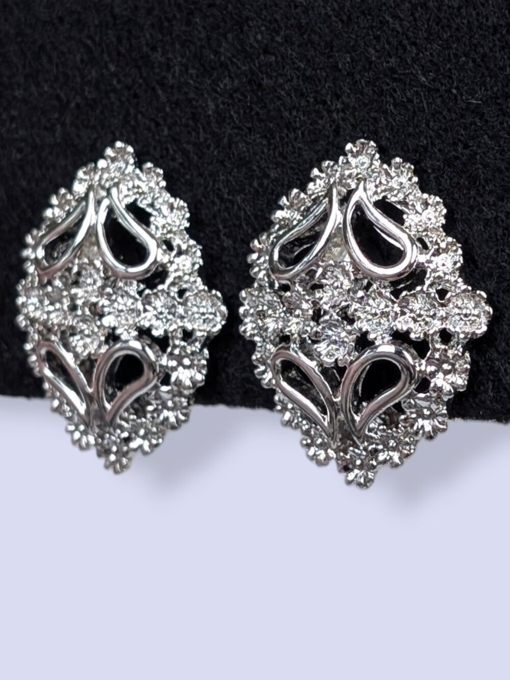 Florette Cut Out Statement Clip On Earrings